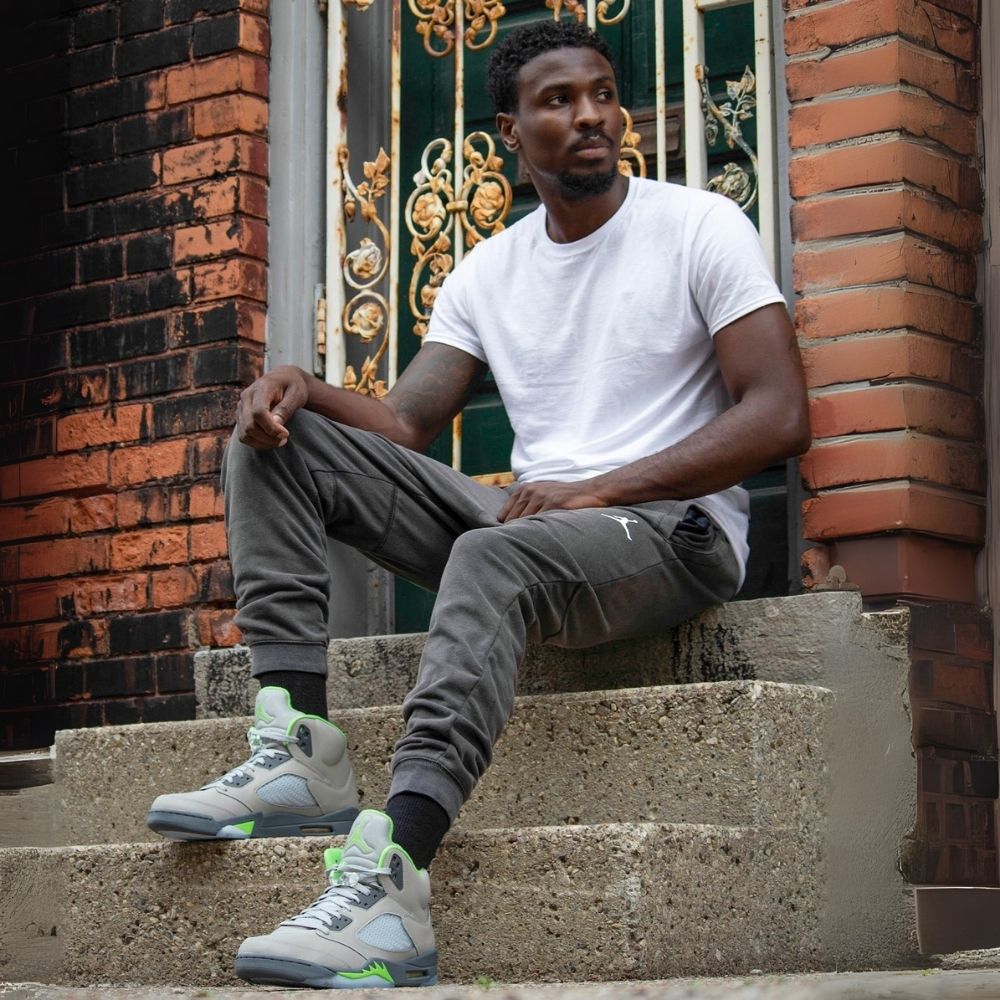 Air Jordan 5 Retro Green Been Flint Grey