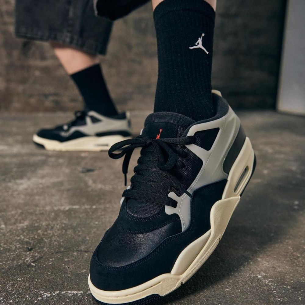 Air Jordan 4 RM Black Sail