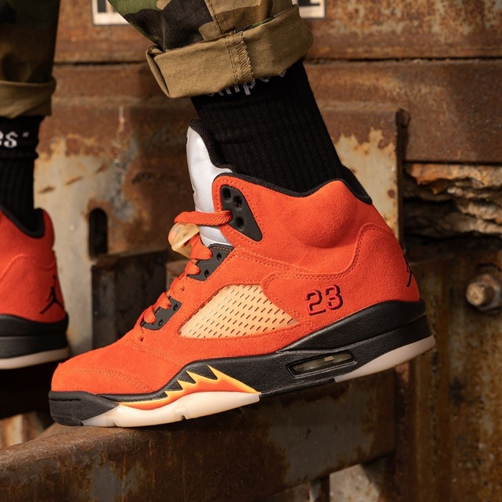 Air Jordan 5 Retro Mars For Her Martian Sunrise Black Fire Red
