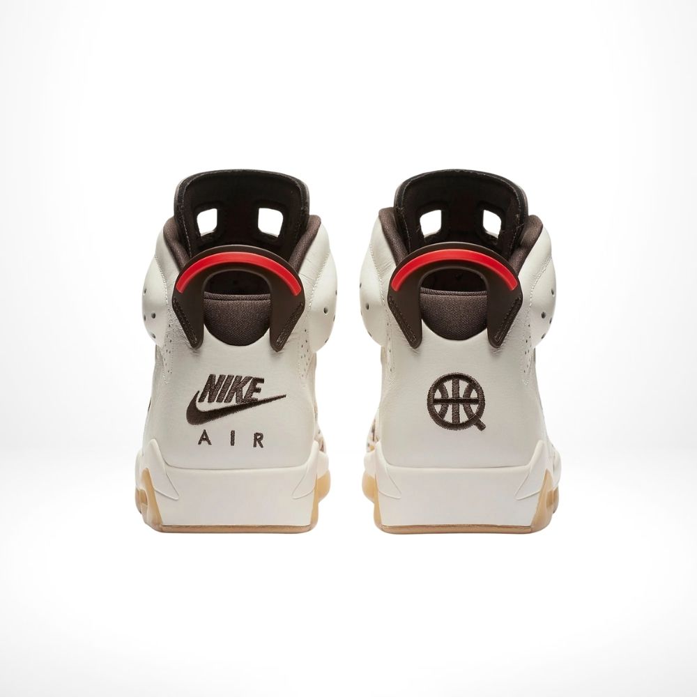 Air Jordan 6 Retro Quai 54 Sail Baroque Brown