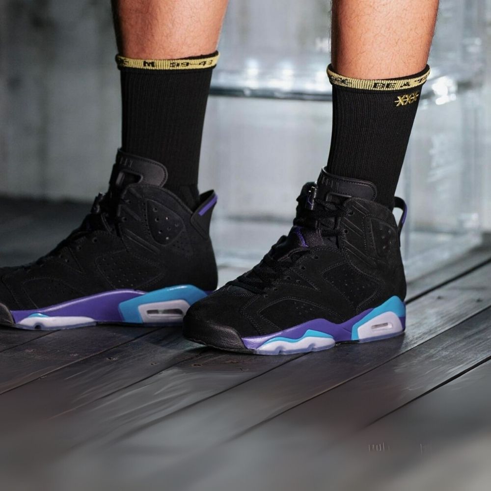 Air Jordan 6 Retro Aqua Black
