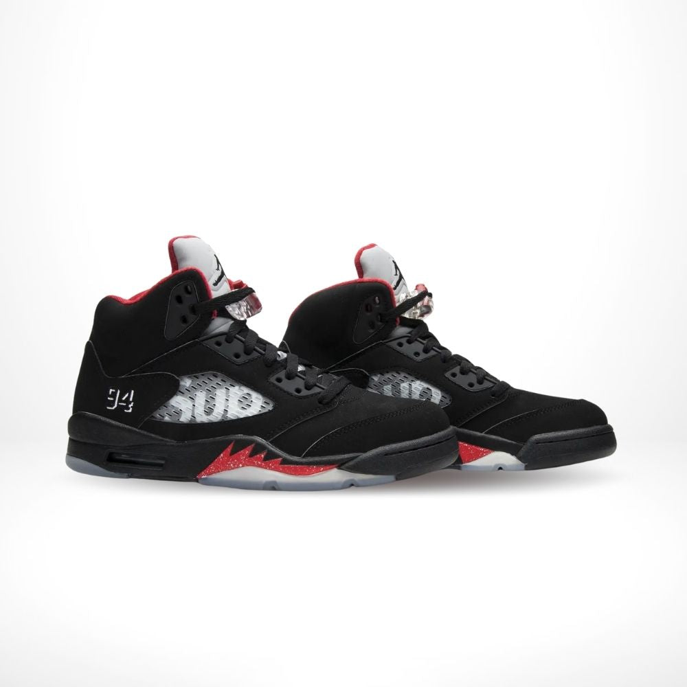 Air Jordan 5 Retro Supreme Black Red