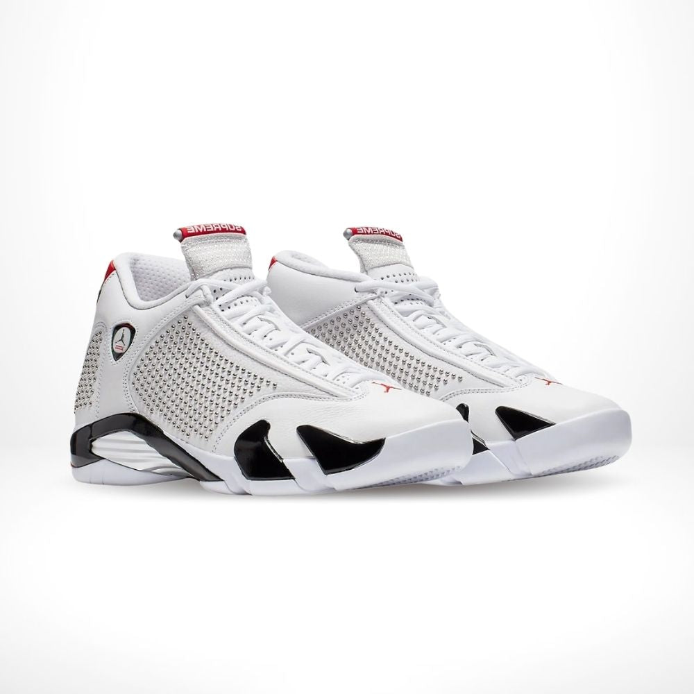 Air Jordan 14 Retro X Supreme White Black
