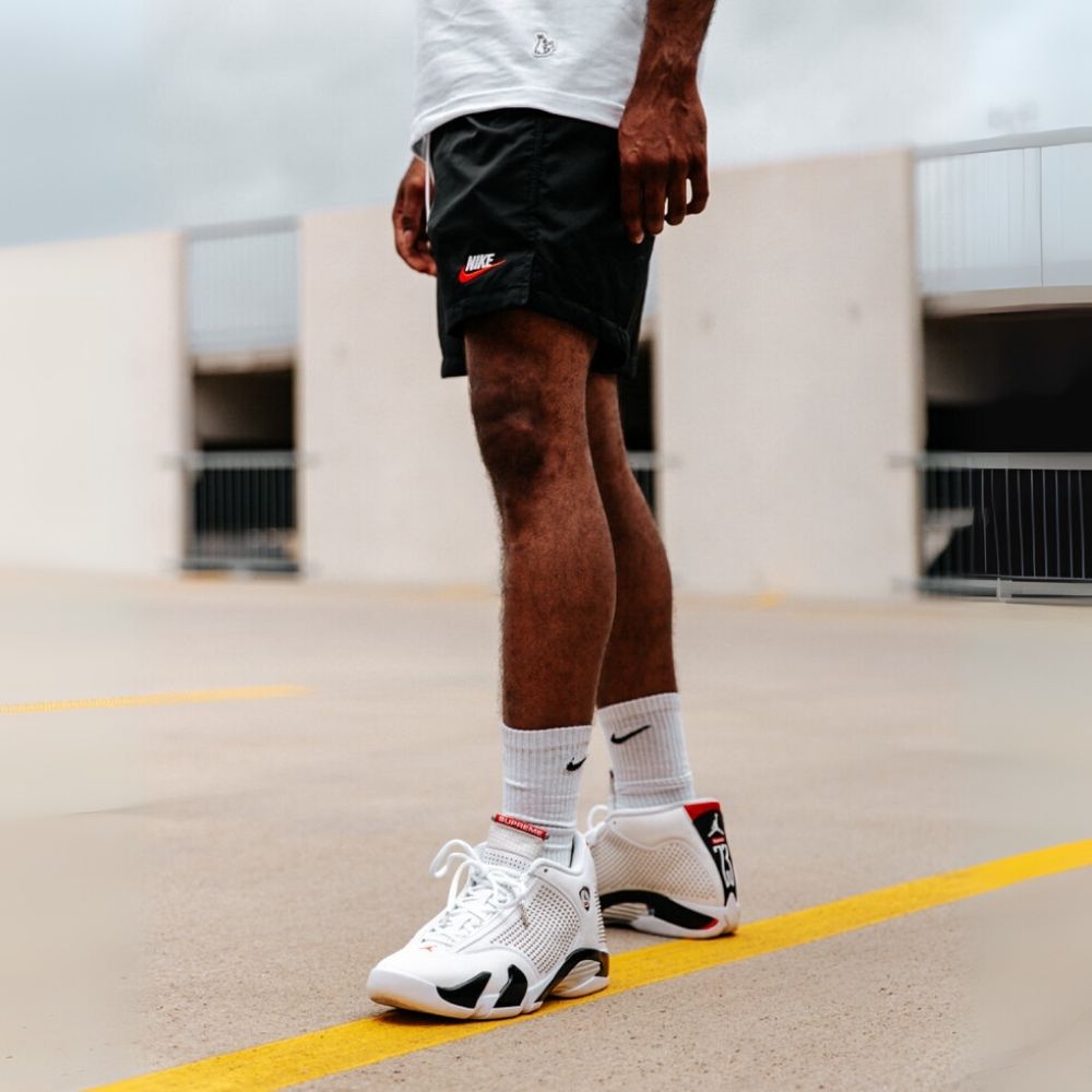 Air Jordan 14 Retro X Supreme White Black
