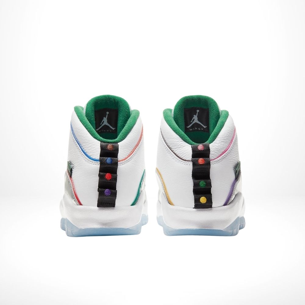 Air Jordan 10 Retro Wings White Chrome
