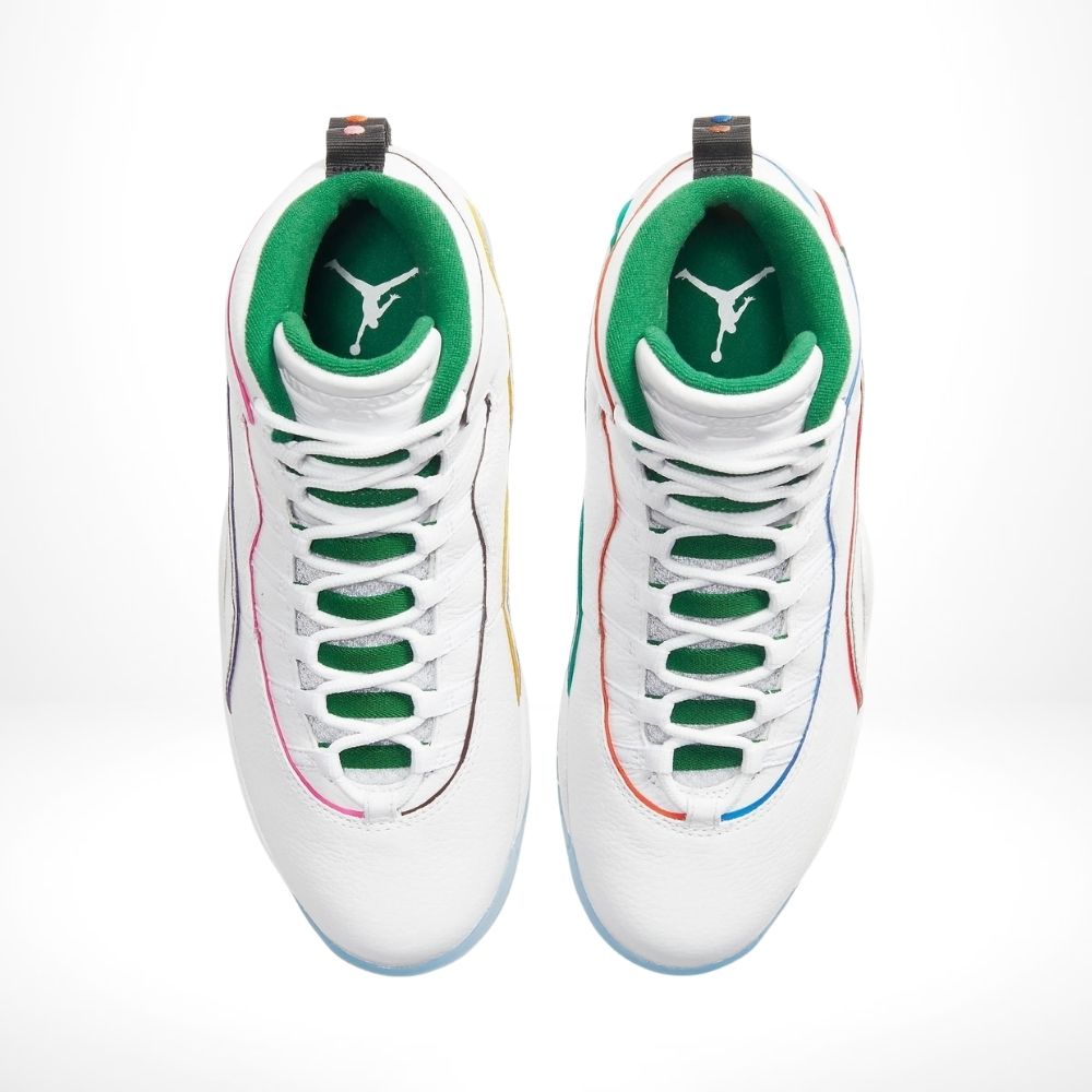 Air Jordan 10 Retro Wings White Chrome