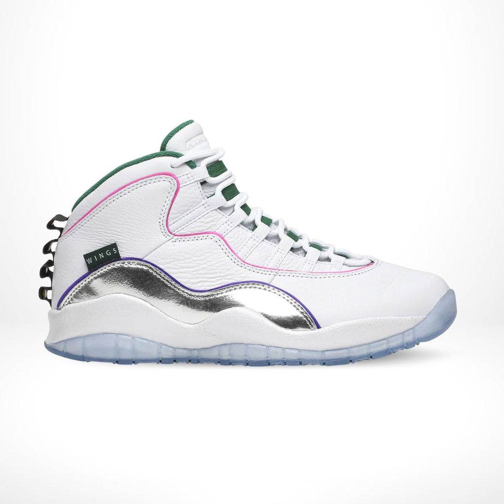 Air Jordan 10 Retro Wings White Chrome