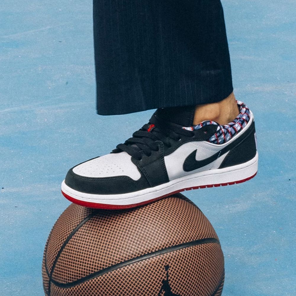 Air Jordan 1 Low Quai 54 Black White