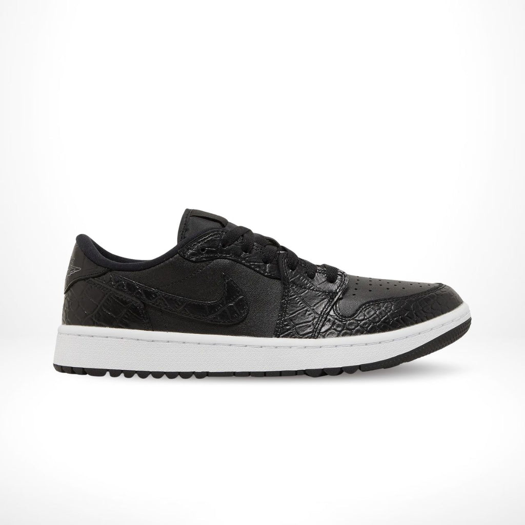 Air Jordan 1 Low Golf Black Crocodile White