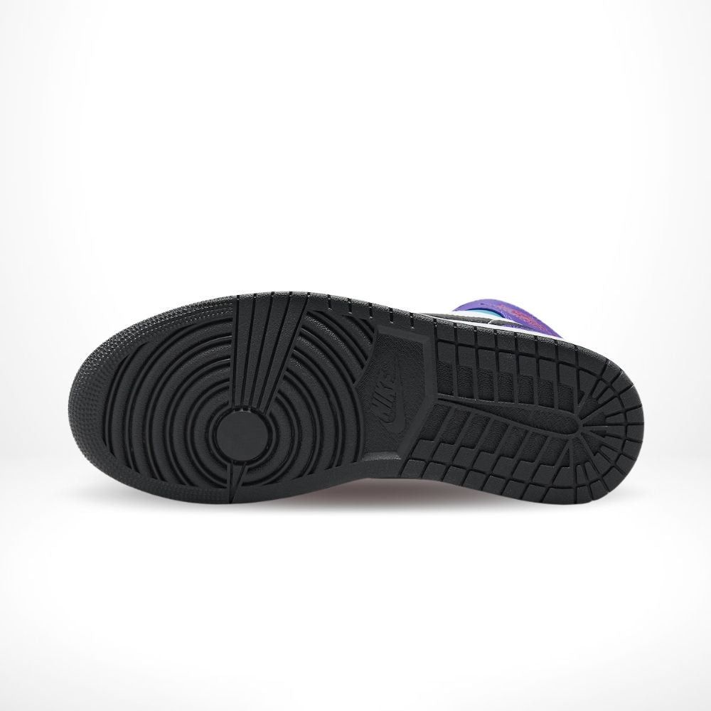 Air Jordan 1 Mid Court Purple Tropical Twist