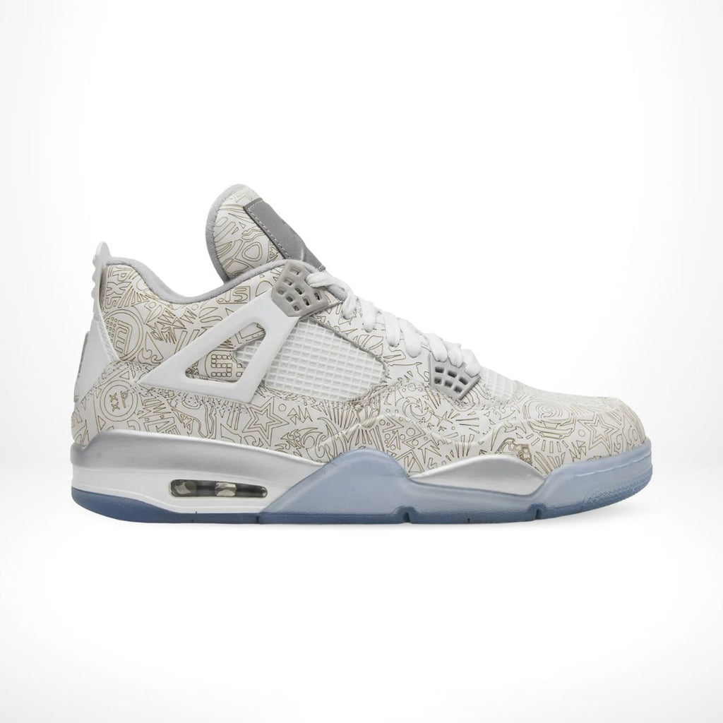 Air Jordan 4 Retro 30th Anniversary Laser White Metallic Silver