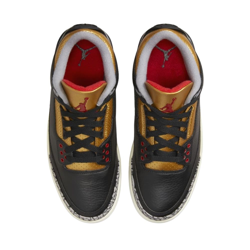 Air Jordan 3 Retro Black Cement Gold
