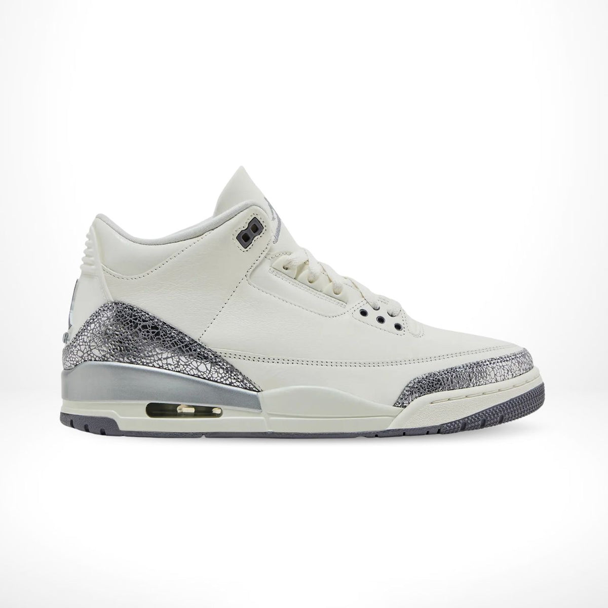Air Jordan 3 Retro Sail Metallic Silver
