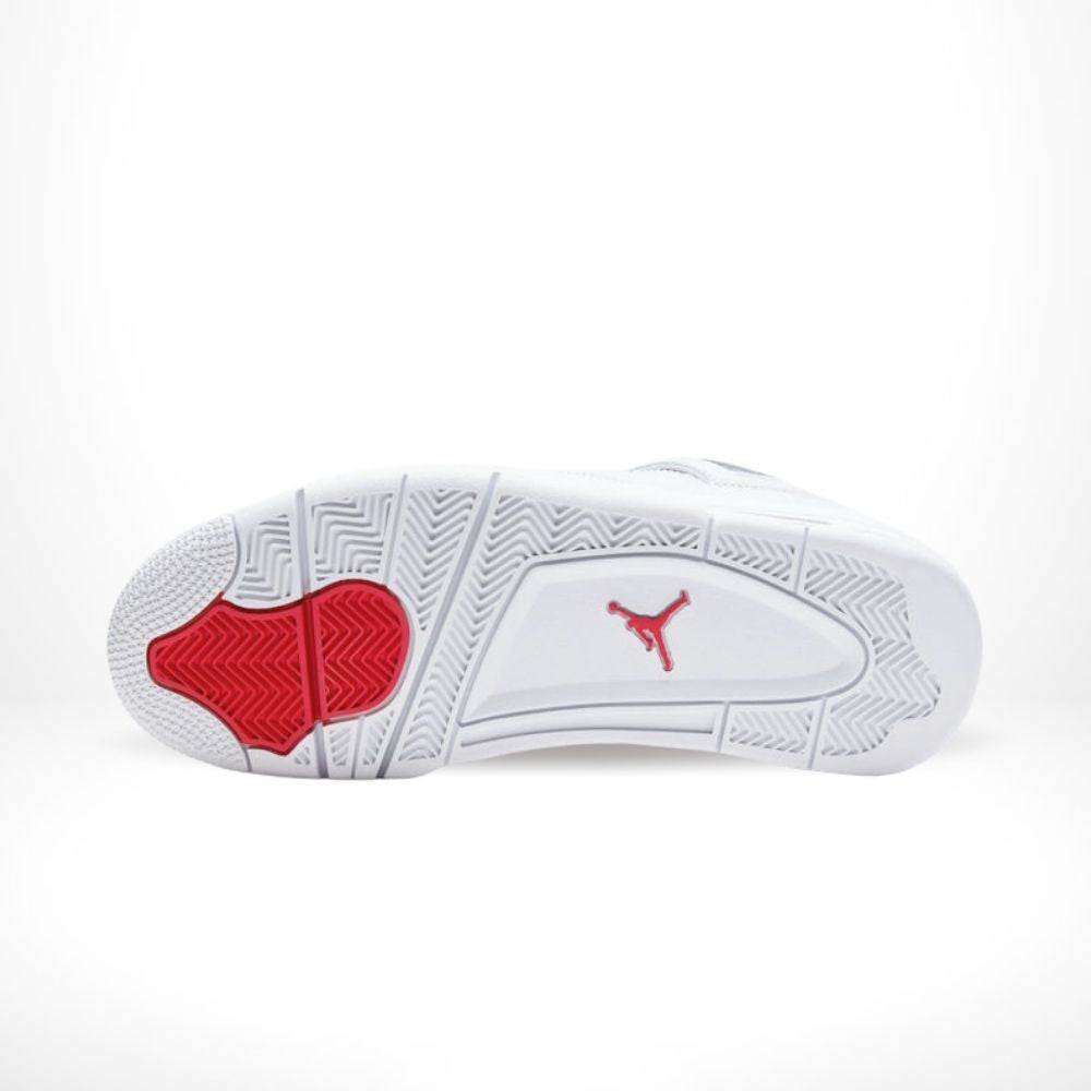 Air Jordan 4 Metallic Pack White Red