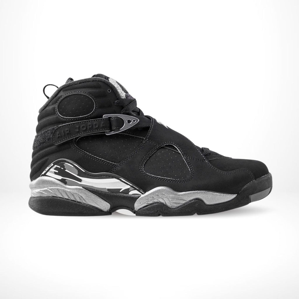 Air Jordan 8 Retro Chrome Triple Black 2015