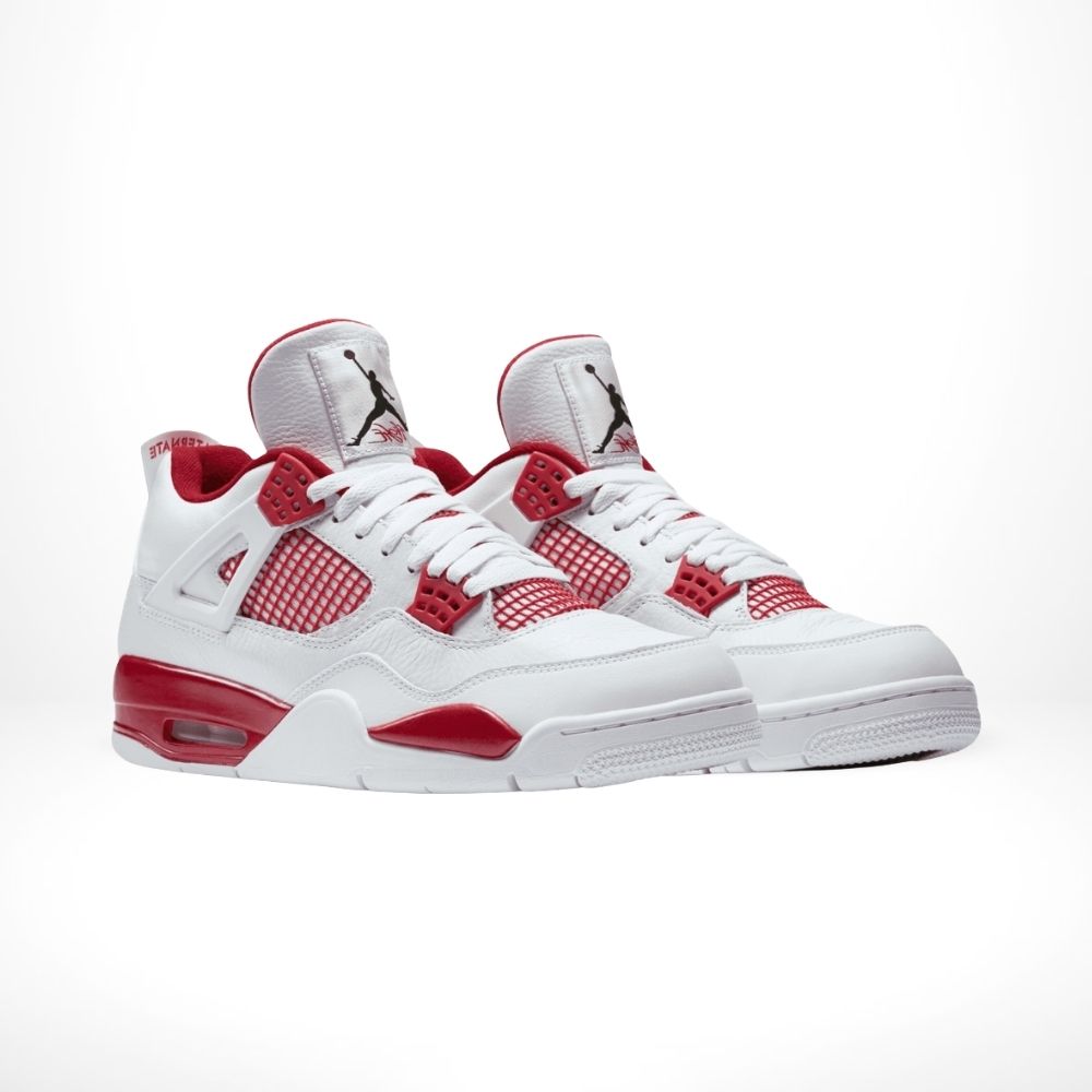 Air Jordan 4 Retro Alternate 89 White Red
