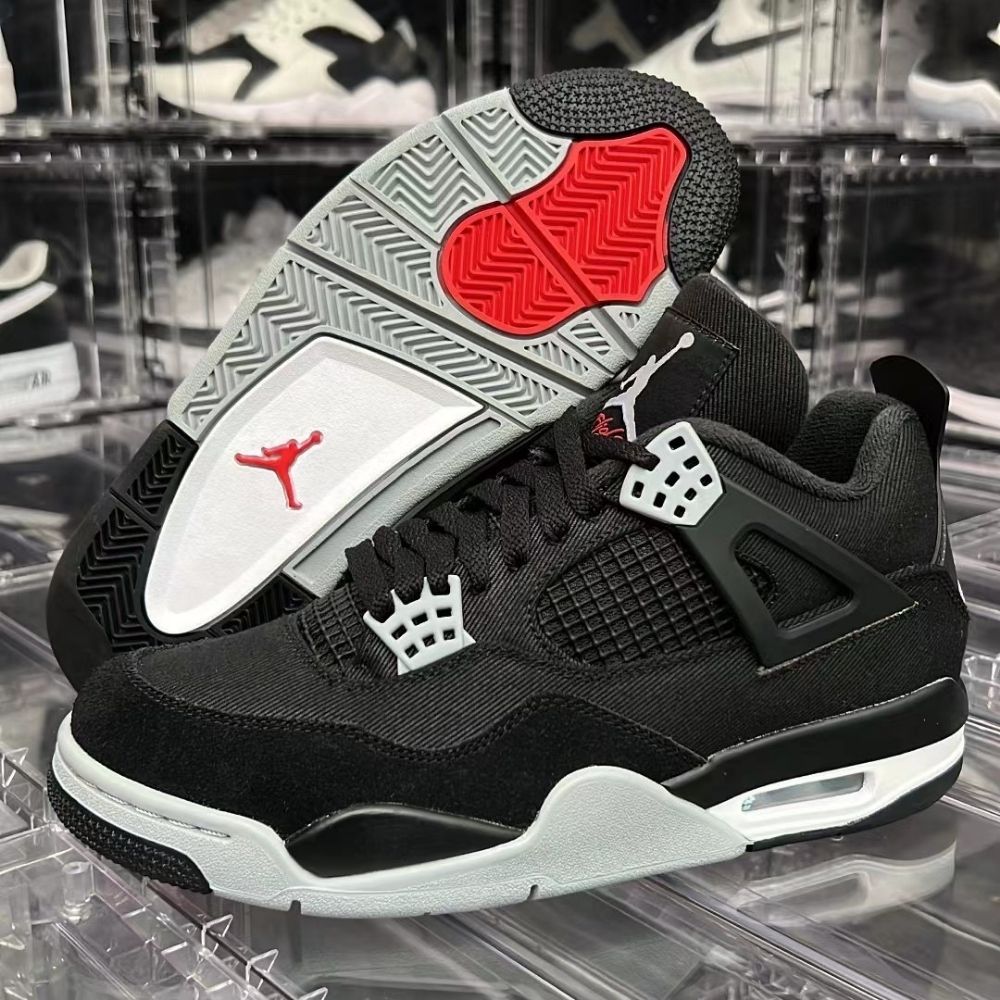 Air Jordan 4 Retro SE Black Canvas Light Steel
