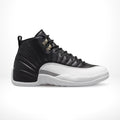Air Jordan 12 Retro Playoff Black White 2022