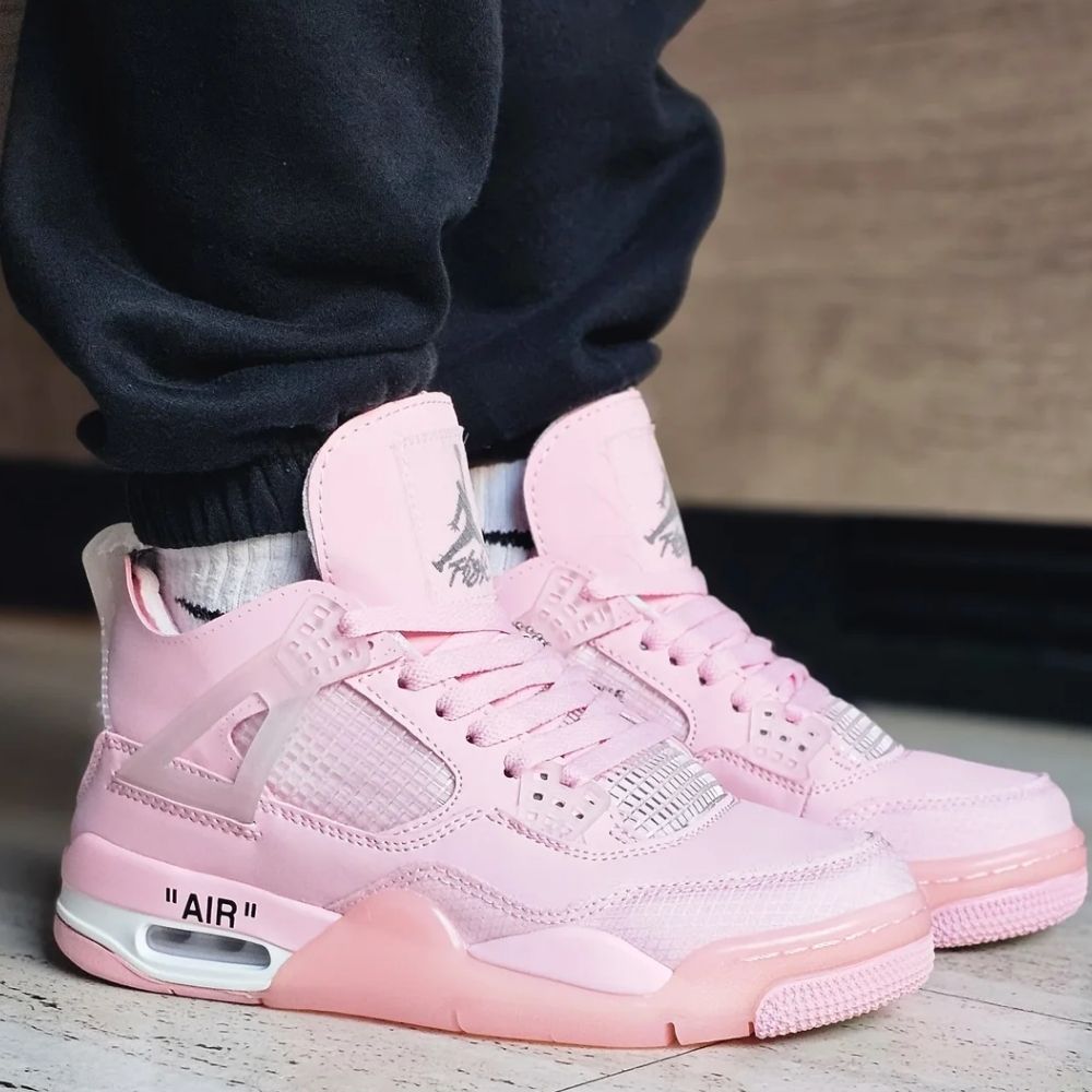 Air Jordan 4 x Off White Sail Pink