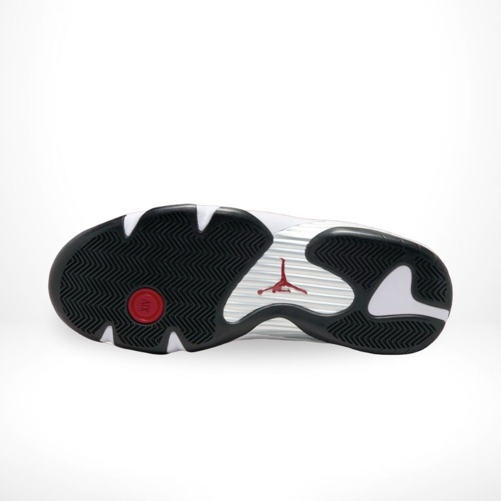 Air Jordan 14 OG Black Toe White Black Varsity Red