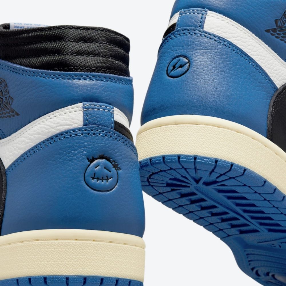 Air Jordan 1 High OG x Travis Scott x Fragment Military Blue