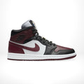Air Jordan 1 Mid SE Gold Pendants – Black / Dark Beetroot (CZ4385-016)